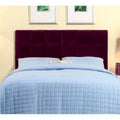 Purple Fabric Full Queen Headboard I75732