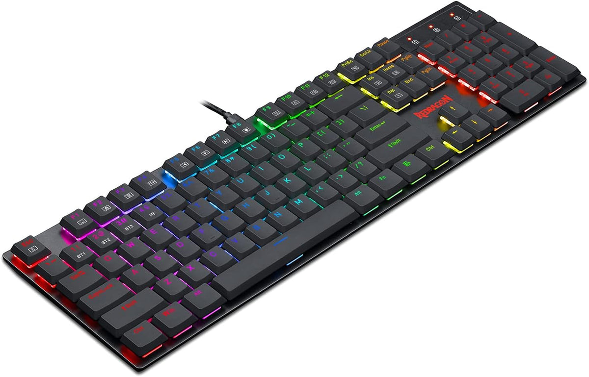Wireless Bluetooth Mechanical Gaming Keyboard with RGB Backlit Blue Switches D919528