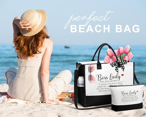 Canvas Tote Bag & Makeup Bag Gift Set Q9667