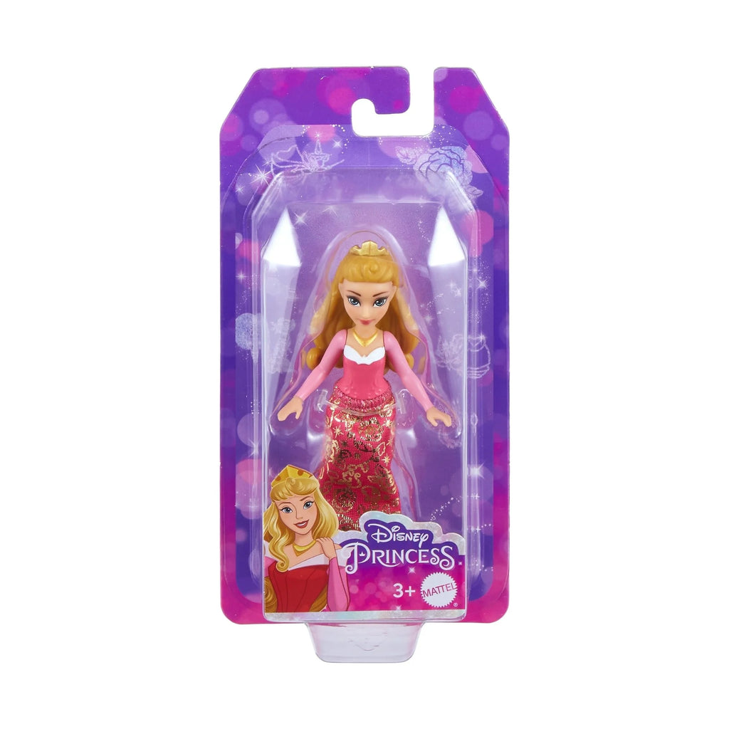 2 Disney Princess 3.5-inch Small Doll - Aurora & Mulan H3124