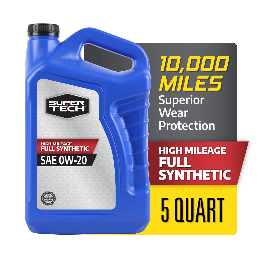 0W-20 Full Synthetic Motor Oil, 5 Quarts U2173